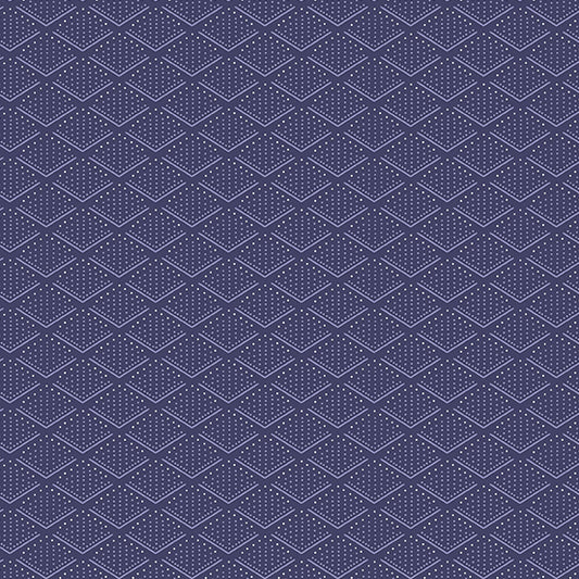 Avalon - Dotted Diamond Blue - Licence To Quilt