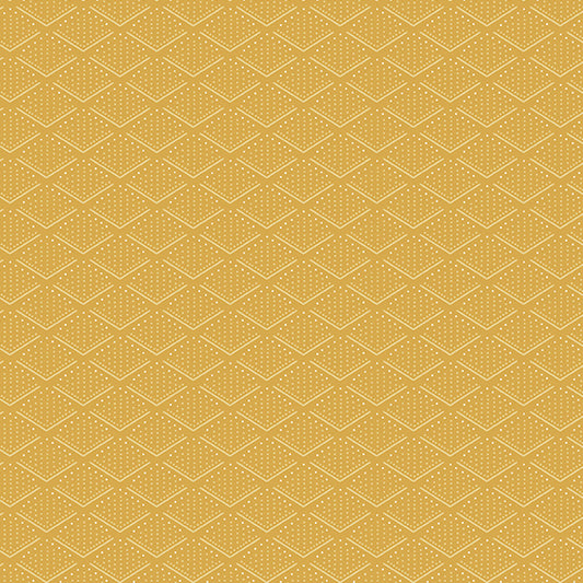 Avalon - Dotted Diamond Yellow - Licence To Quilt