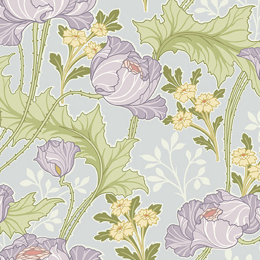 Fleur Nouveau - Art Noveau Lily Purple - Licence To Quilt