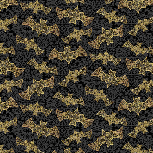 Mystery Manor - Bats Bronze - Licence To Quilt