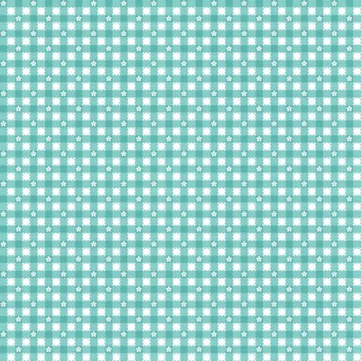 Summer Days - Gingham Teal - Licence To Quilt