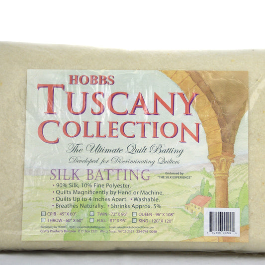 Hobbs Tuscany Silk Blend - Molleton en soie - Licence To Quilt