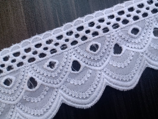 Vintage Wedding Cotton Eyelet - Licence To Quilt