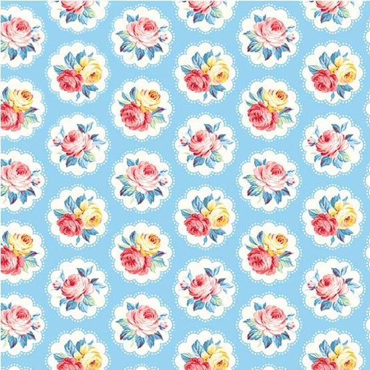 Country Cottage - Sunlit Days Blue - Licence To Quilt