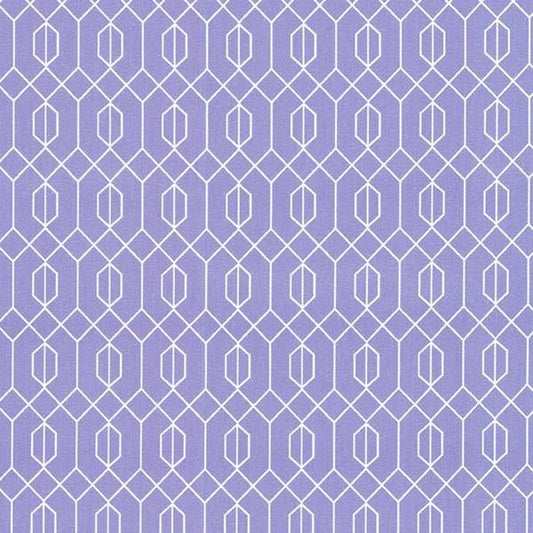 Elderberry Flower Fairies - Geo In Lavender - Licence To Quilt